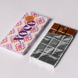 Packaging Design f&uuml;r nachhaltige Fairtrade Schokolade