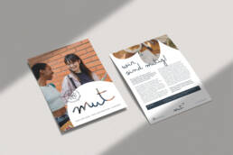 Flyer-Design für soziales Projekt für Kinder und Jugendliche aus der Ukraine