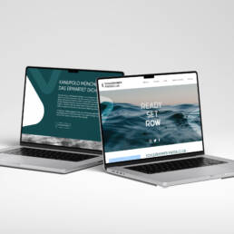 Web Screens UX und UI für Kanupolo und Paddelclub Verein